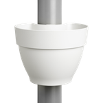 vibia campana fallrohrpflanzgefäss 22cm seidenweiß